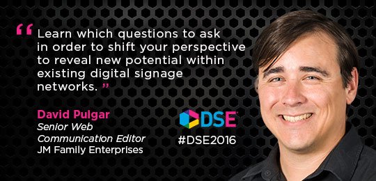 DSEShow's tweet image. #DSE2016 The Great Unknown: Opportunities for Innovation w/i Existing #DigitalSignage #DOOH bit.ly/1RW6KMi