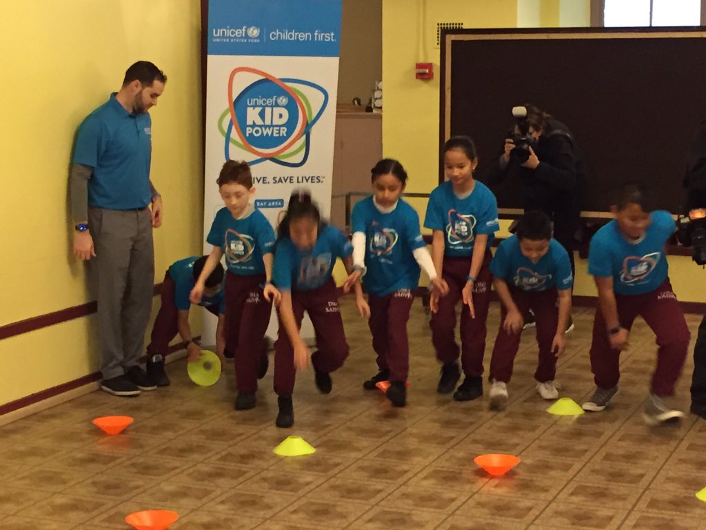DeMarillacSF's tweet photo. Just another awesome day at #school.  Thank you! . @unicefusa @unicefkidpower @superbowl50 @50Fund @DisneyLucasfilm https://t.co/Pu7gUid25N