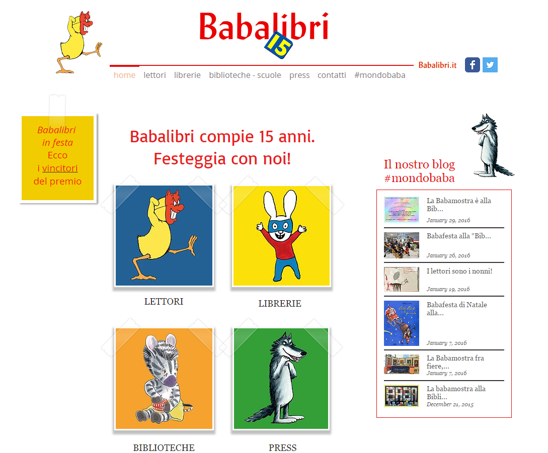 BibliotecaCSB's tweet photo. #baba15 "C'era una volta in biblioteca...Babalibri in festa"?
@Babalibri ha premiato il nostro progetto! Grazieeeee! https://t.co/4dQAU0EMxL