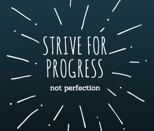 Forget about perfection. Let's strive for progress! #workout #fitness