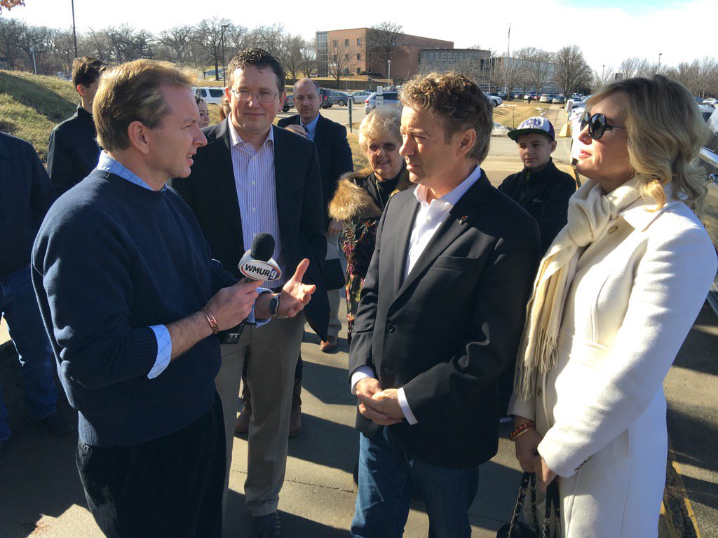 MichaelBiundo's tweet photo. .@JoshMcElveen interviewing @RandPaul in Iowa. #FITN meets #IowaCaucus https://t.co/jR4K4Bnsl3