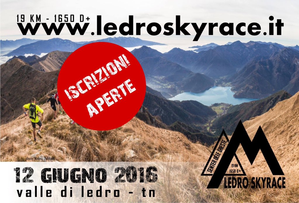 LedroSkyrace's tweet photo. Solo 40 pettorali liberi! In quindici giorni ben 260 corridori si sono iscritti!40 ledrensi! https://t.co/JIo5RPpss4 https://t.co/oIYtWtXY8F
