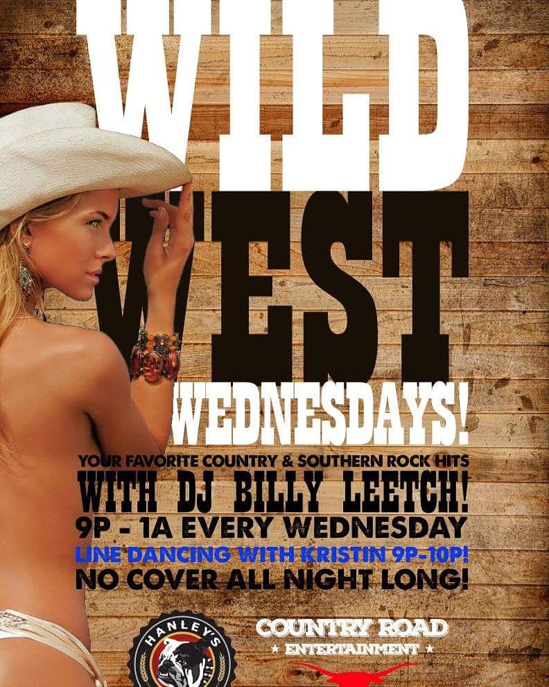 HanleysAle's tweet photo. New! #WildWest Wednesdays! Country music &amp; line dancing all night w DJ @billyleetch! @GoingOutRI @CatCountry981 https://t.co/NrLEGDrwN7