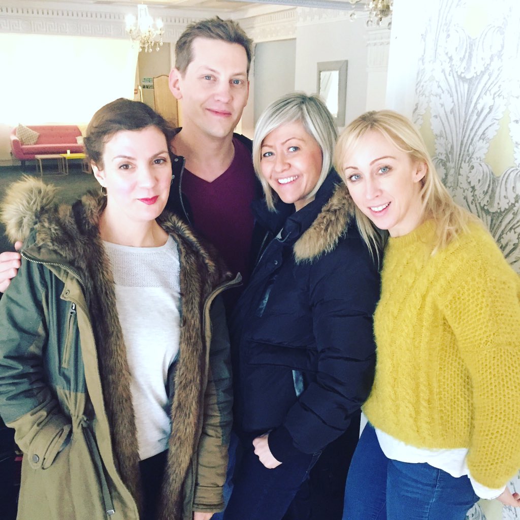 Rachel_A_Joseph's tweet photo. Fab shoot today @thejamessutton @millymiffsmith @SallyRoweMUA @daniellebaguley X https://t.co/3H4pYtG4Ag