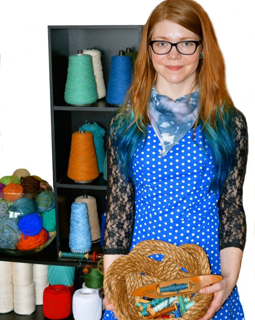 NatureThreadsNL's tweet image. #freeshipping #nautical #ropebowl #weaver #artist #twillingate #thread #wool #cotton #fibre #nlarts