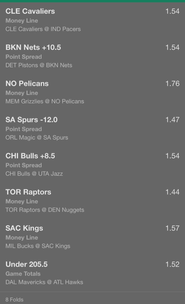 OGSportsTips's tweet image. #DailyLongshot

Odds almost 35.00
