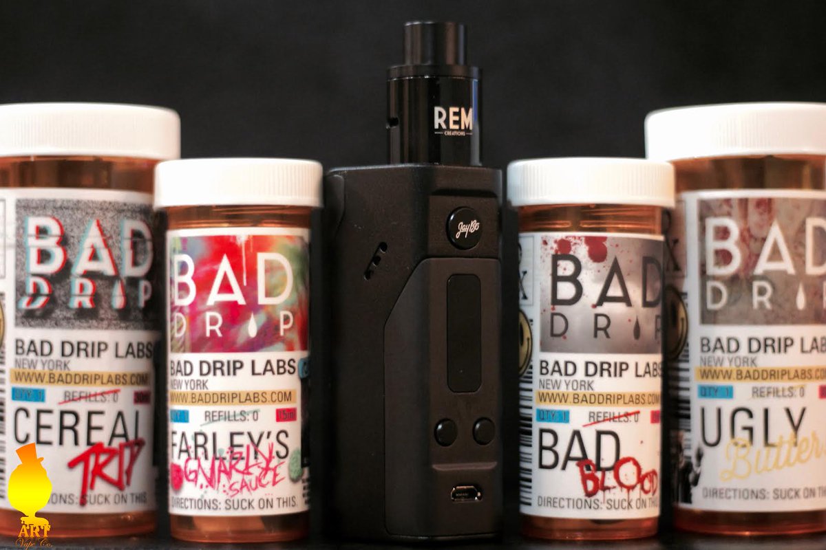 Bad Drip Labs - "Cereal Trip" Fruity Cereal Milk on top of a Frosted Donut 
15ml $12.99 30ml $21.99 120ml $59.99