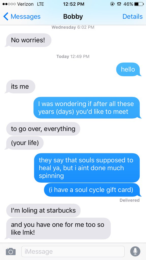 When you and your bff are obsessed with <a href="/Adele/">Adele</a> &amp; are feeling deprived of eachother and <a href="/soulcycle/">SoulCycle</a>. (<a href="/rclifford91/">robert</a>)
