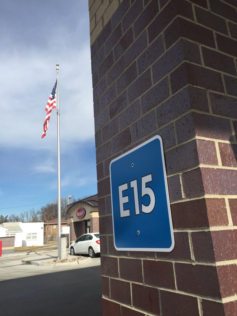 Filling up with E-15 on #iacaucus day. #RFSWorks