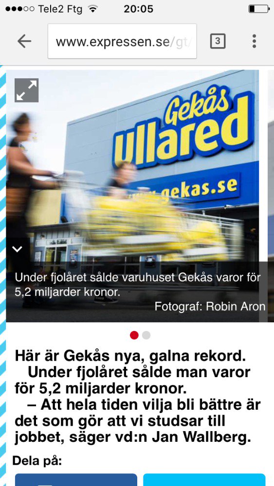 maxelson's tweet image. 5 200 000 000 kronor. På Gekås. #systemkollaps