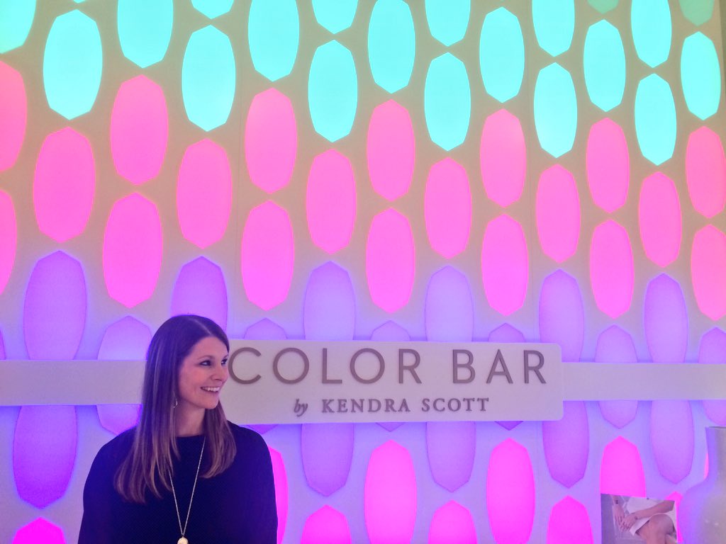 HubDotDC's tweet photo. Yesterday's beautiful Color Bar @KendraScott https://t.co/9WCSlLEybM