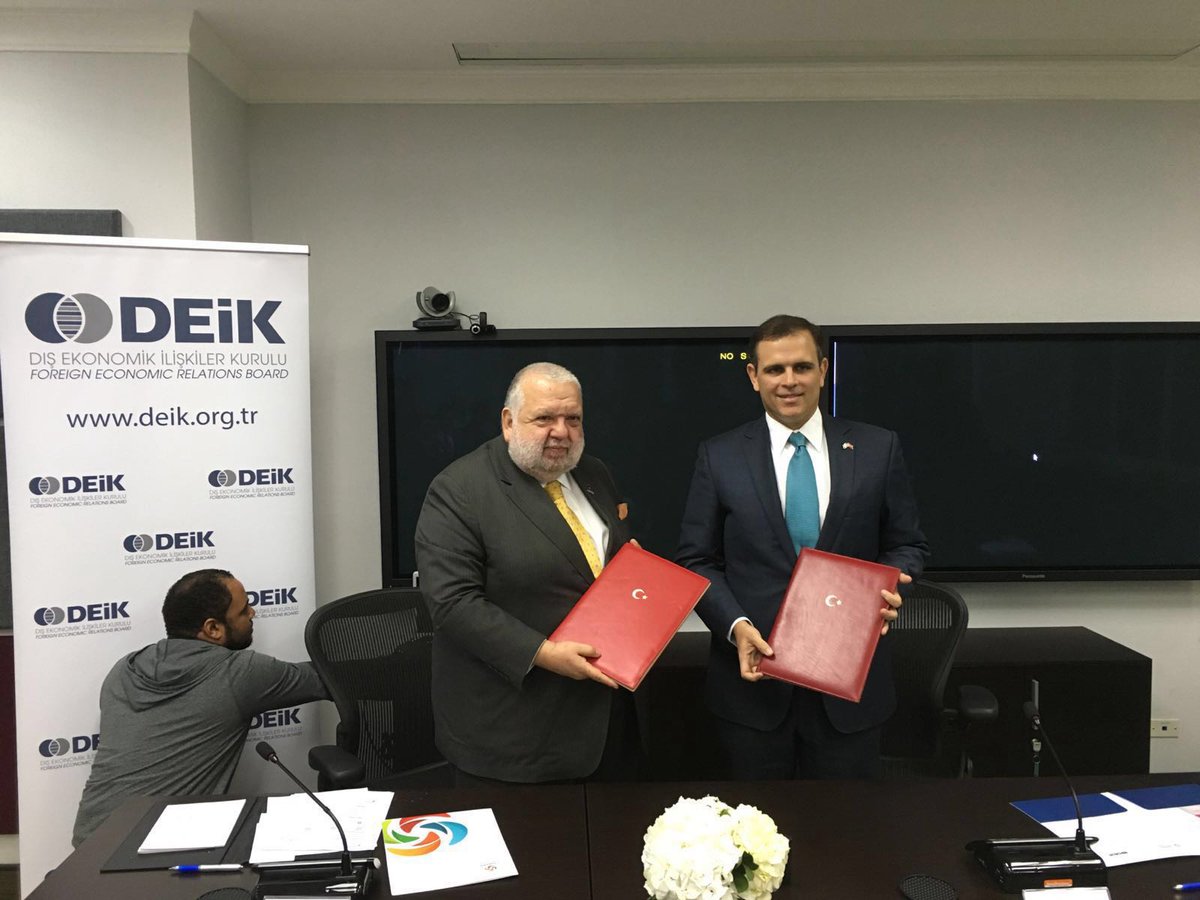 DEİK ile Santo Domingo Tic. ve Üretim Odası arasında ekonomik ilişkilerin geliştirilmesine yönelik bir MoU imzalandı