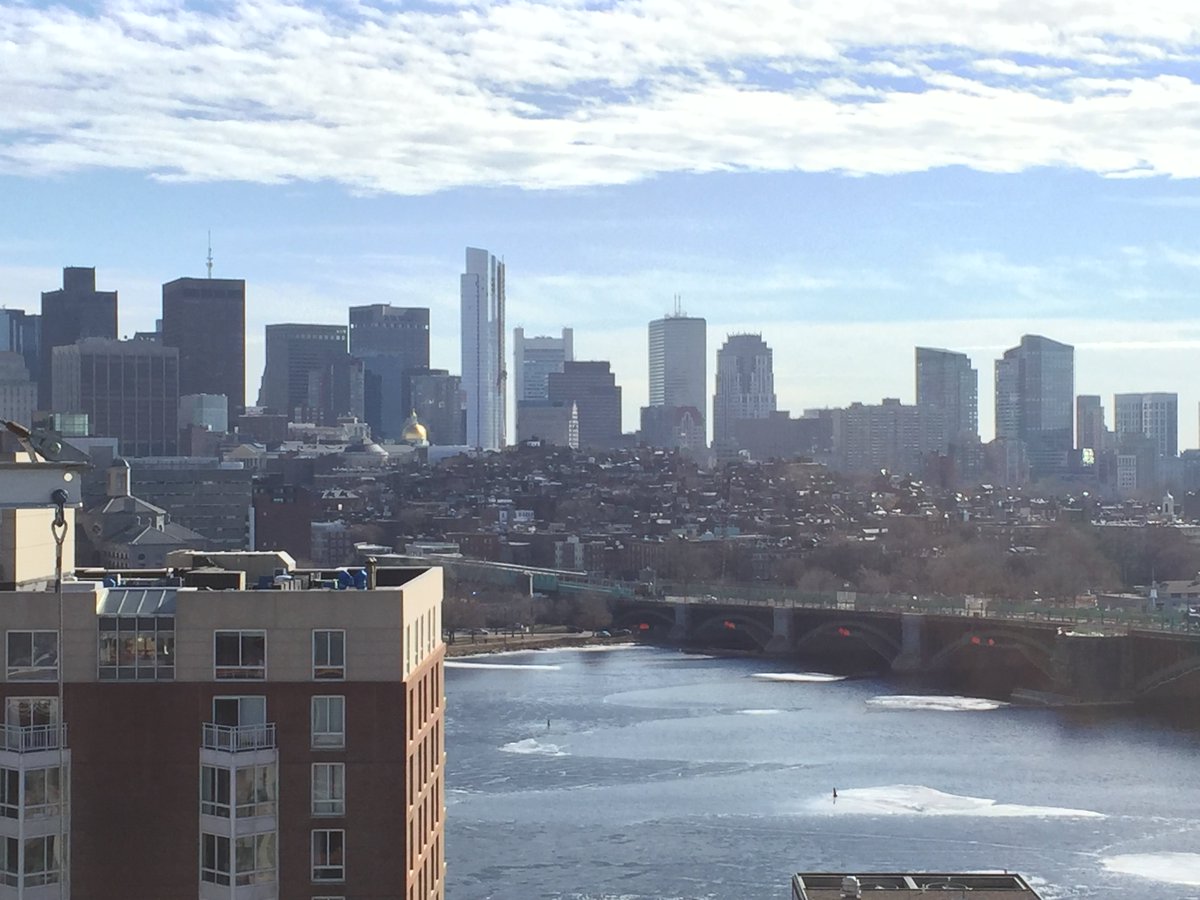 Beautiful 60 deg day in Feb. Great day to be at the top floor of a Turner project in Cambridge! <a href="/turner_talk/">Turner Construction</a>