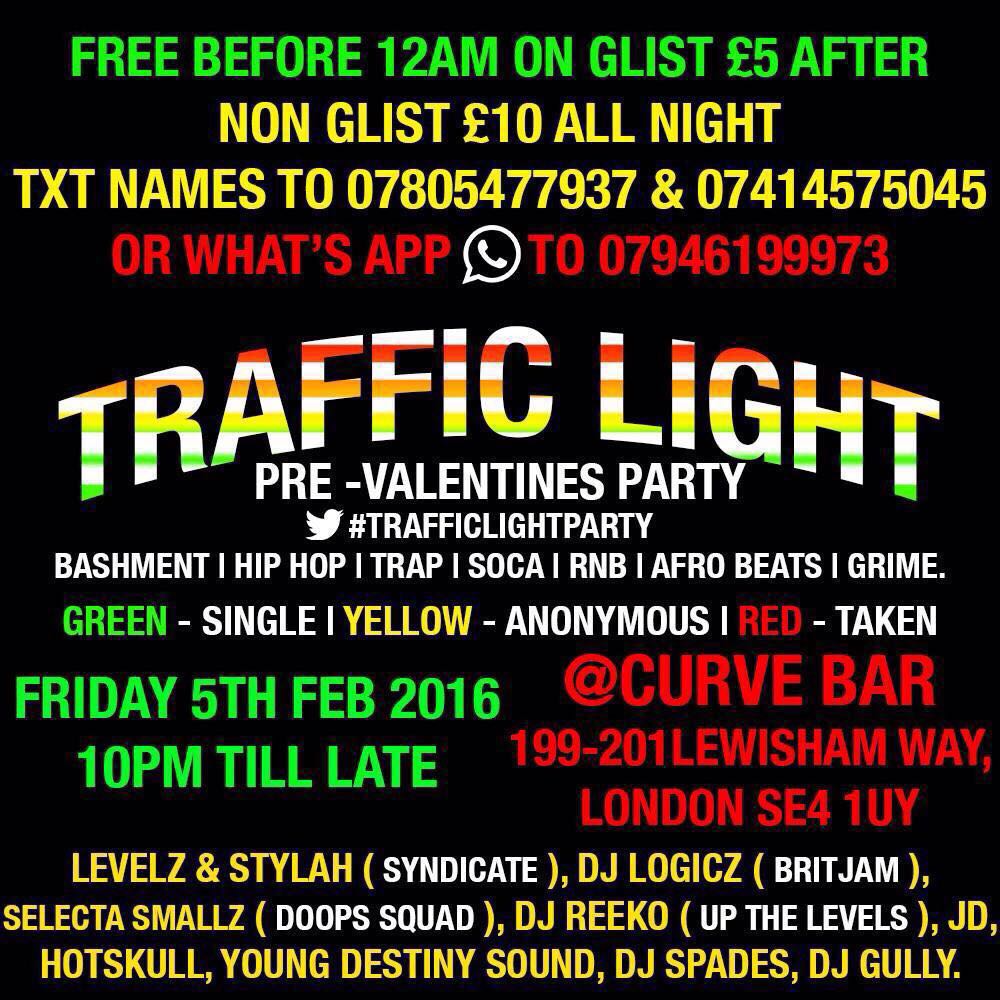 SocaholicT's tweet photo. Catch @Dj_Reeko and my team at DS Traffic Light Pre Valentines Party 18+ #UpTheLevelsPromo https://t.co/QbKRLw7iIP