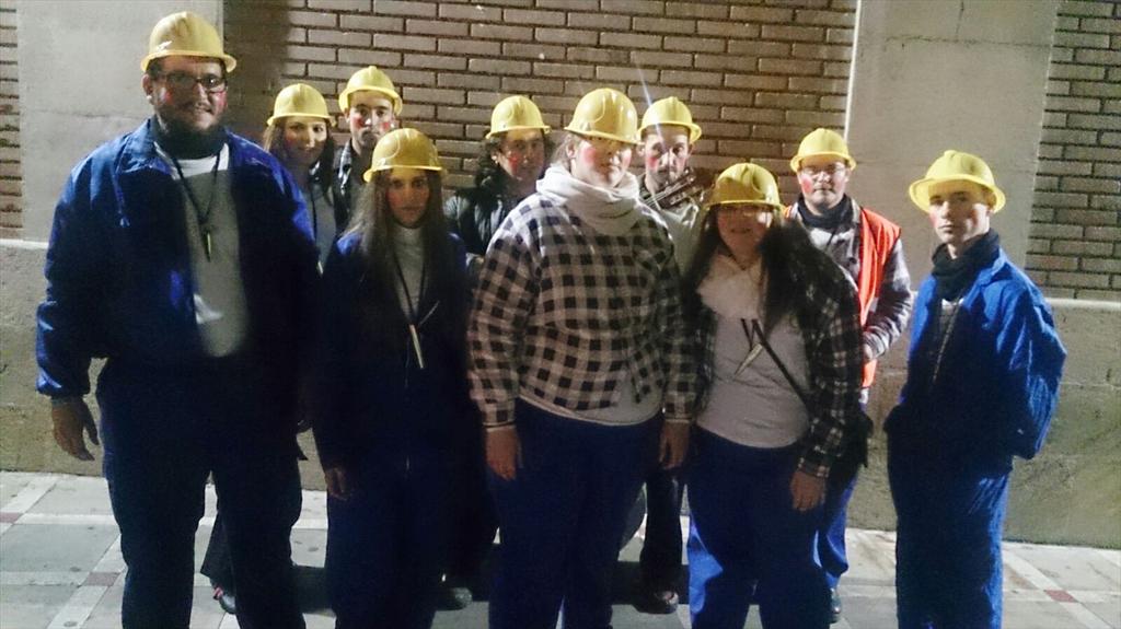 Final de nuestro primer día del carnaval de calle.