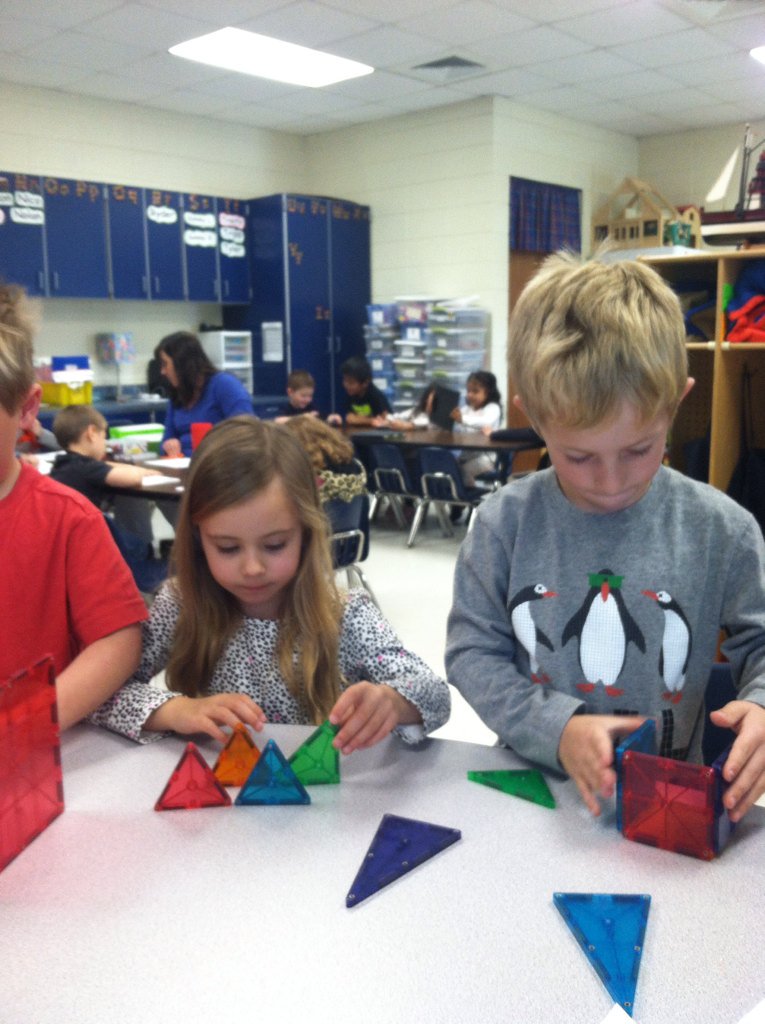 tabathaduckett's tweet photo. I love seeing my 4K friends create with our new class set of magna-tiles. #OESchat https://t.co/p0zI20GdE0