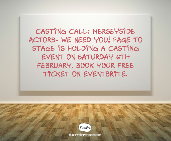 lachancelab's tweet photo. Drop in #castingevent at Fruit and Fibres! #merseysideactors #theatre https://t.co/BKs77F1Elg https://t.co/aujs0XFWzQ