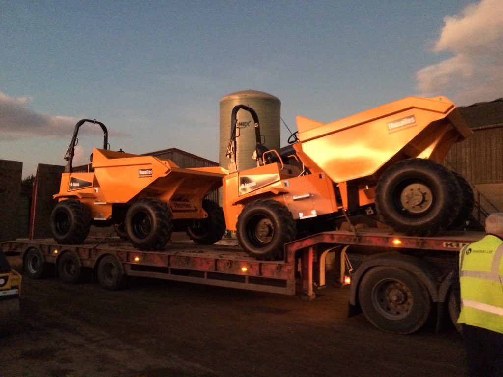New dumper day!! Thwaites 9ton dumpers