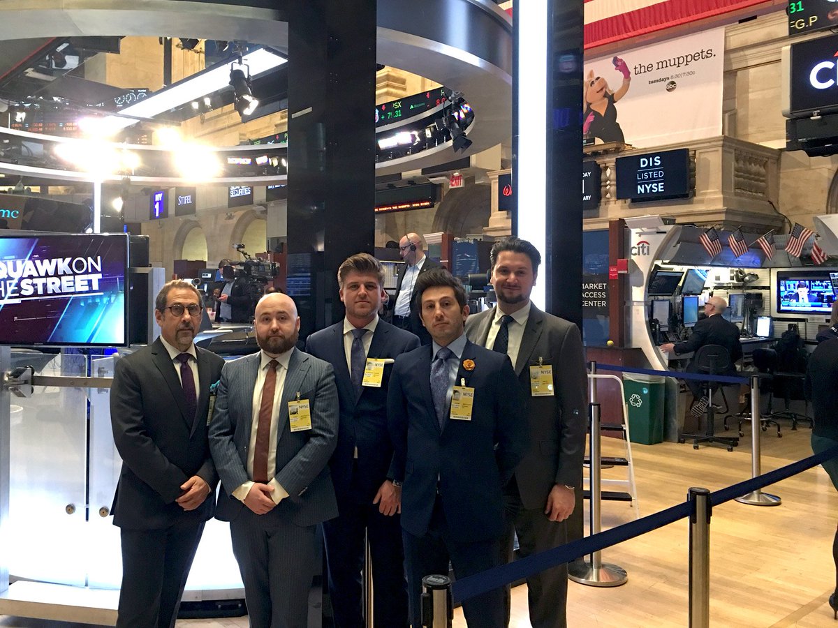The <a href="/m3financial/">Manabu Taniguchi</a> team taking a tour of the #NYSE