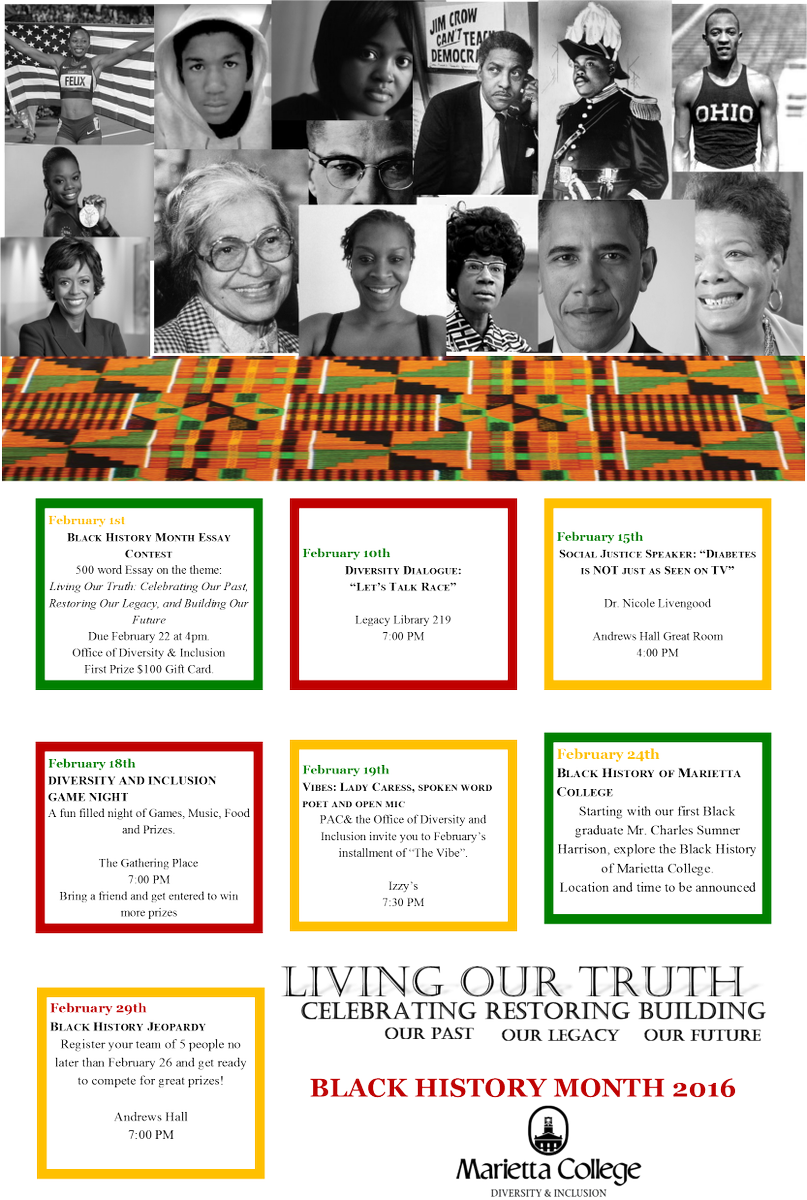 mc_CSHO's tweet image. Black History Month at MC!