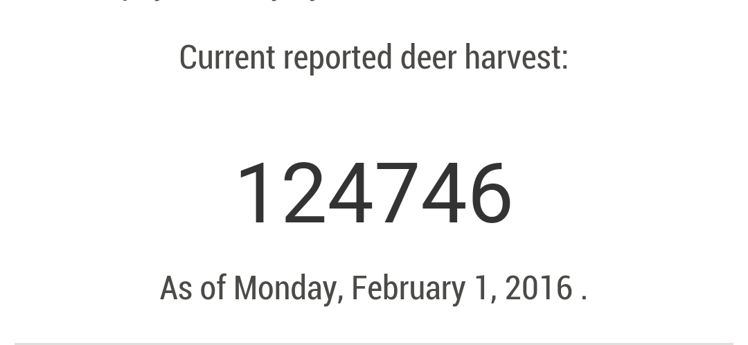 onlyhoyt01's tweet image. Indiana 2015 / 2016 Deer Harvest