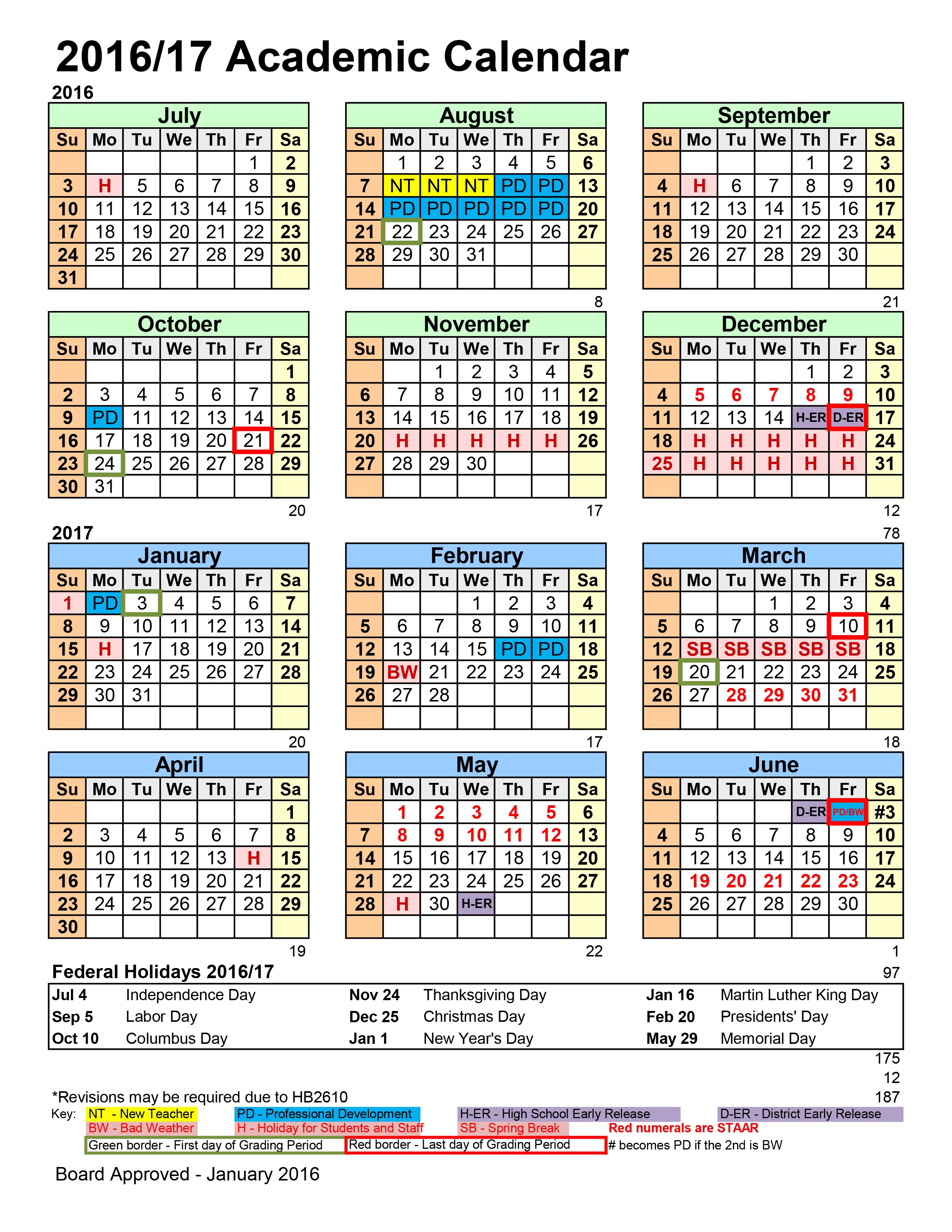 Celebration dates sales 2017