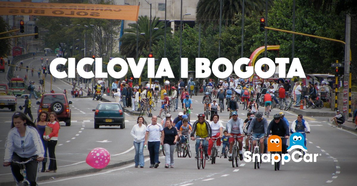 Istället för en bilstad 24/7 så förvandlas #Bogata till cykelstad varje söndag buff.ly/1SnRJDo