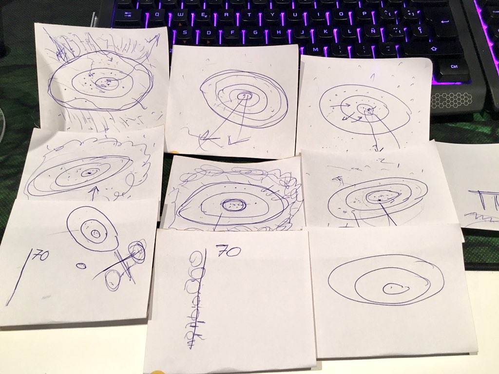 vegetta777's tweet image. Cuando te quedas hasta las 2 de la madrugada dibujando...Lo gracioso es que todos los dibujos tienen sentido pAra mí