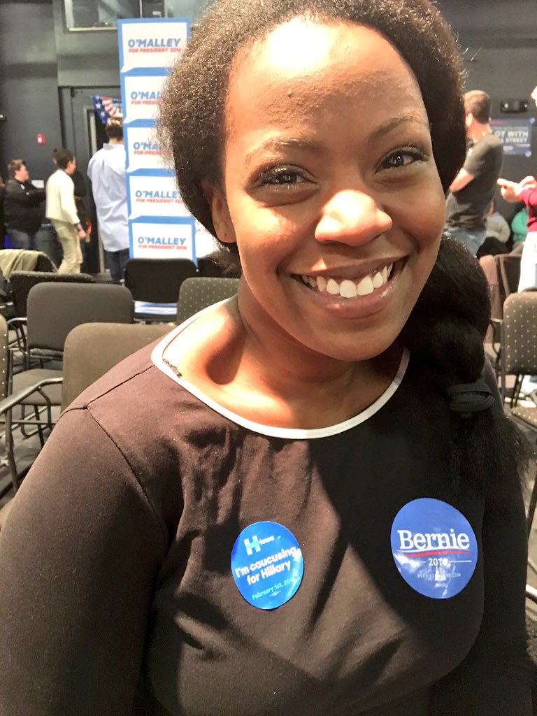 InfinityMediaIM's tweet photo. Undecided. Uncommitted. @celeste522 at @DMSocialClub #IAcaucus https://t.co/3vjdTbPHM3