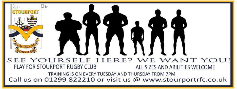 STOURPORTRFC1's tweet photo. Want to start or get back into rugby? Come down to stourport RFC
Please RT &amp; follow
#worcestershire hour #kiddyhour https://t.co/efJcutBOFL