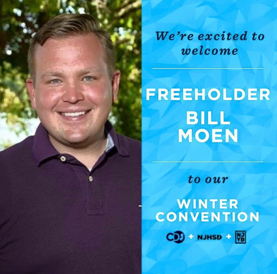 NJCollegeDems's tweet photo. Excited to have Freeholder @BillMoen joining us at @NJCollegeDems convention! #PreparingtoLead https://t.co/BWRpqEAATU