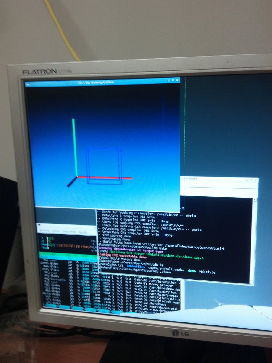 Dlabs_co's tweet photo. Preparando ordenador para #cursocpp #cursoopencv #cursovisionartificial https://t.co/jCWFtYE0ZP