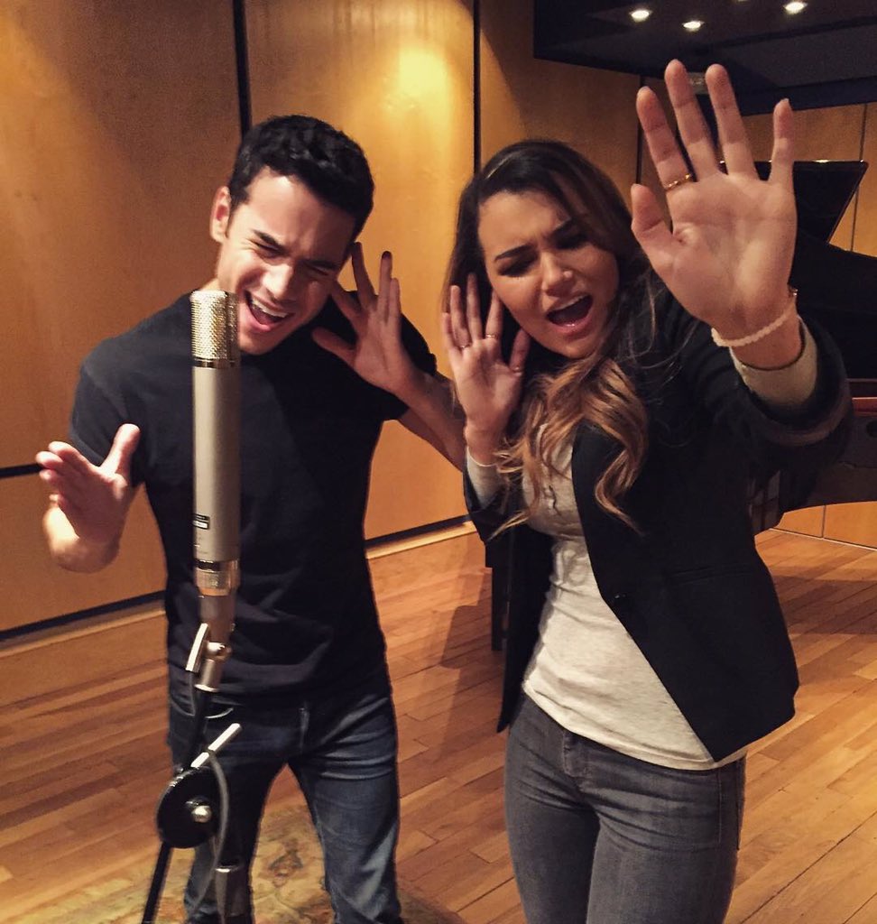 SamBarks_Daily's tweet photo. .@SamanthaBarks and #MarcDevigne in the studio recording for @StrikeMovie!!! Who else is really excited?! 🙋🏻🙋🏻🙋🏻 https://t.co/Bo1LfodCno