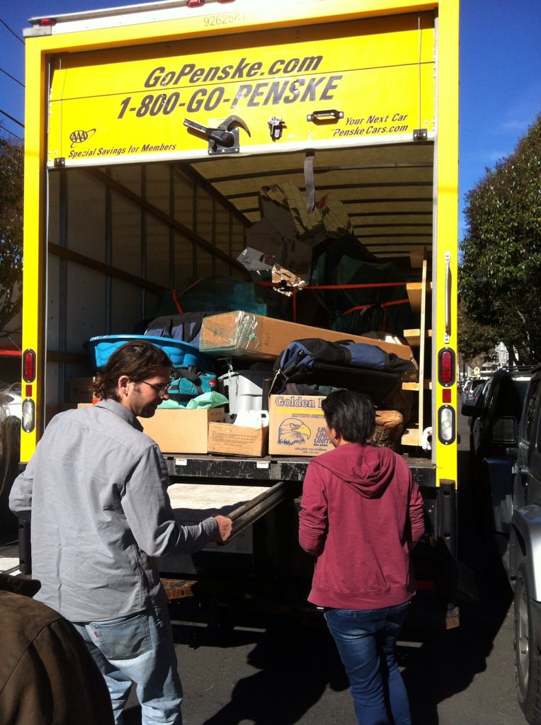 SoEx_SF's tweet image. Steam Egg has arrived from LA. Masterful packing of truck, Michael Parker! #steamwork