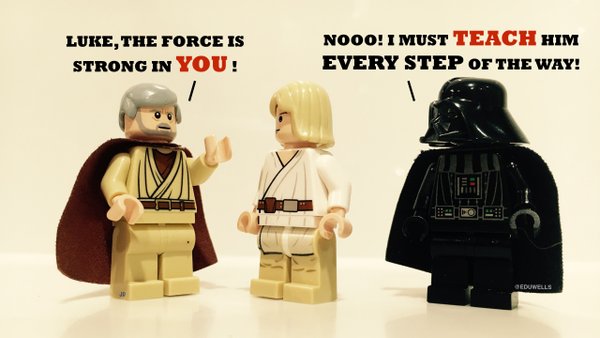 Go4Schools's tweet photo. MT @EduWells: "Don't train your students to be dependent on a teacher to learn." #edchat https://t.co/DcL5SYr4MV