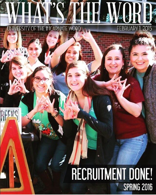 ASAZetaSigma's tweet photo. Some of our sisters on the What's the Word cover 😍😍 #livecolorfullyalphasigs #uiw #uiwgogreek @uiwcardinals https://t.co/8bMsoKsJxD
