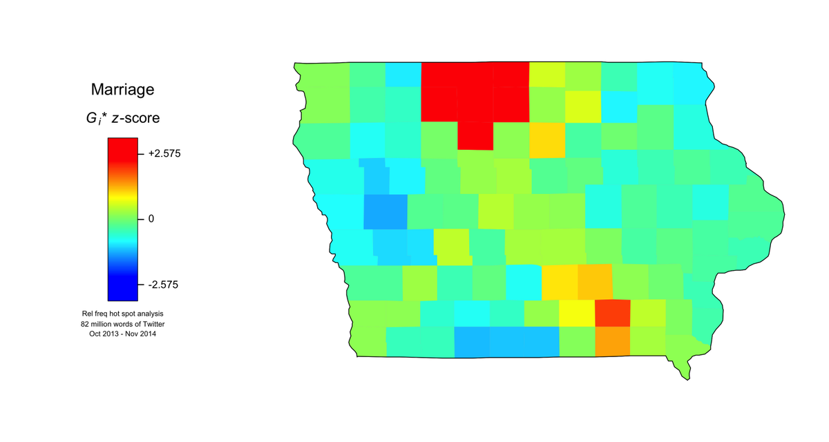 JWGrieve's tweet photo. Mapping election issues in Iowan Tweets: MARRIAGE #IowaTODAY #wordmapper #bigdata https://t.co/Vhx50ecV9U
