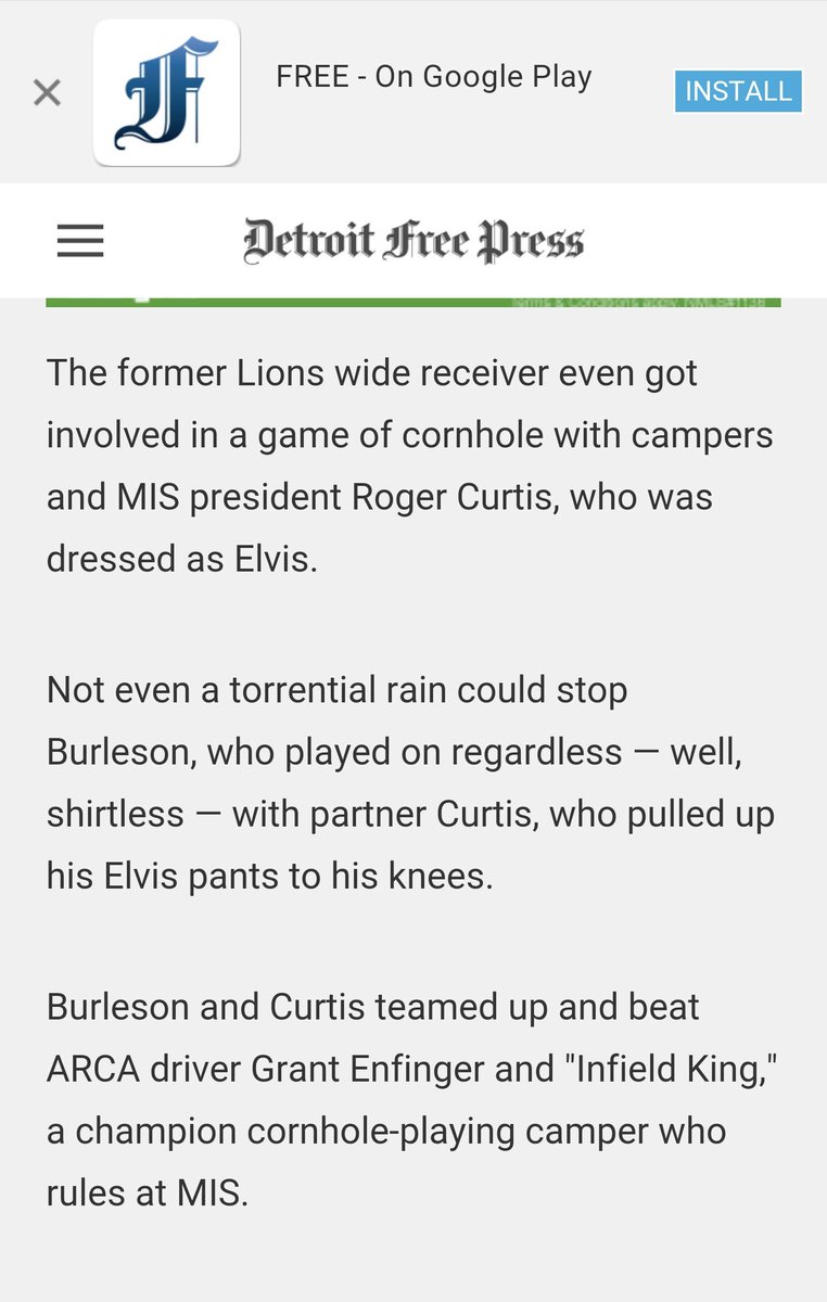 Hey @MISroger  read the last line.    RULES AT MIS.    cc <a href="/MISpeedway/">Michigan International Speedway</a>