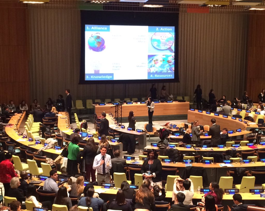 .<a href="/Youth4SDG/">Youth 4 Sus development goals</a> breakout groups on #Alliance #Action #Knowledge #Resources <a href="/UNECOSOC/">UN ECOSOC President</a> @2030WorldWeWant <a href="/UNDP4Youth/">UNDP Youth</a>