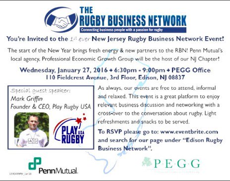 New Jersey Rugby Business Network Event Jan. 27, 2016 blog.real-timesports.com/2016/02/01/new…