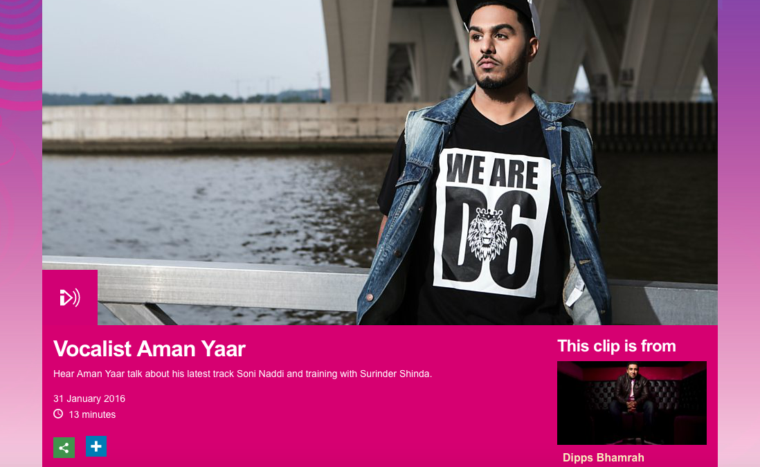 abcdigitalcom's tweet photo. Check out the @Aman_yaar interview with @DippsBhamrah @bbcasiannetwork <https://t.co/HfscQBwvgE> https://t.co/R3Wzp9dWgV