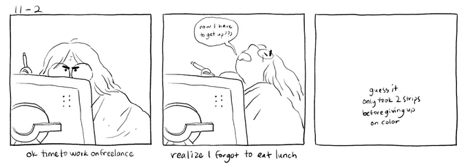 now i'm hungry #hourlycomicday 