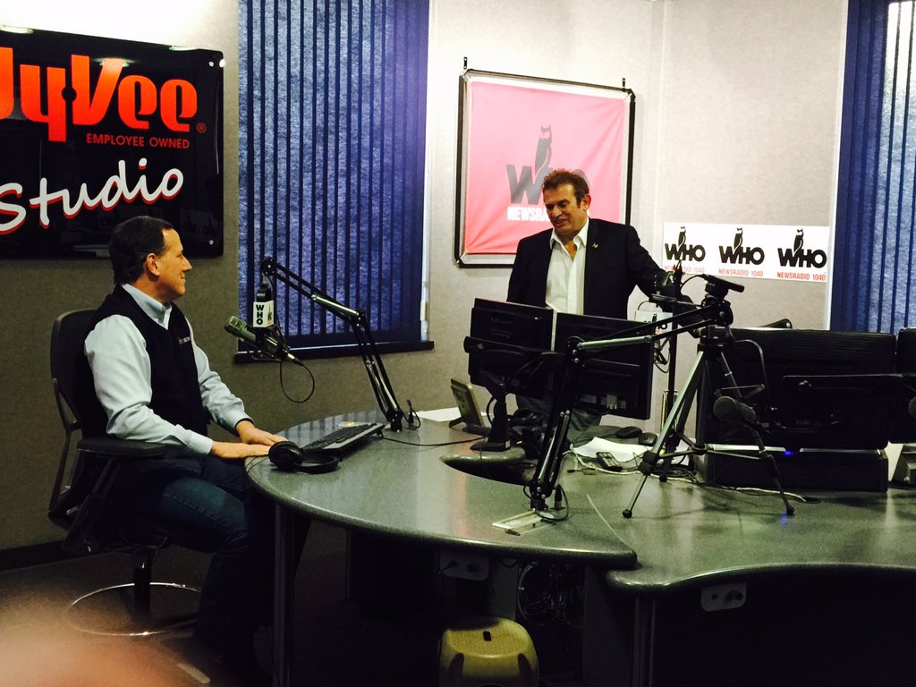 Emmme30's tweet image. .@RickSantorum is about to be on .@SimonRadio1776 #Rick2016 #iacaucus