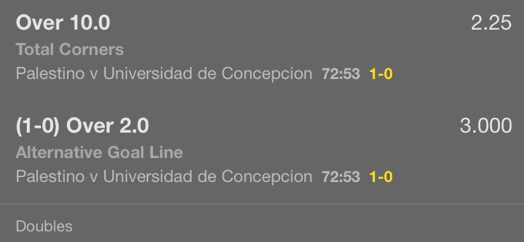 OGSportsTips's tweet image. In Play Double 

Odds / 6.75