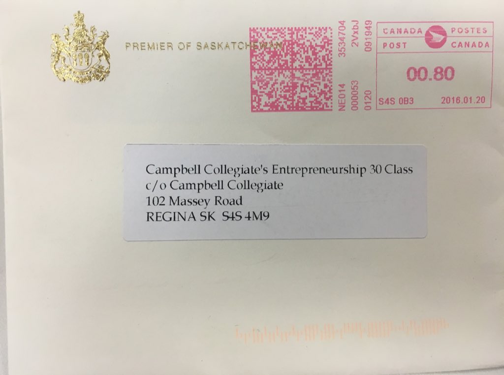 MrMcFarlen's tweet image. Thank you @PremierBradWall for handwritten note to #Entre30 class! @globalstanceja @SilkNaturalBath @StringedBags