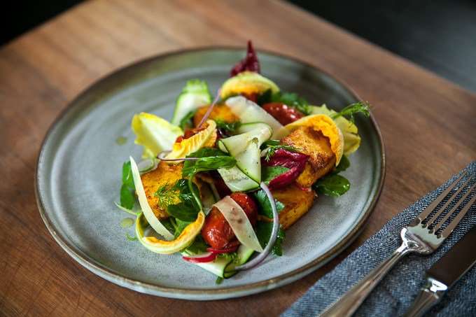 tonicandsoul's tweet photo. Today on #TonicAndSoul - Summer #salad with #polenta - Be sure to make this before #summer draws to an end! https://t.co/CA5kTAZJ3U