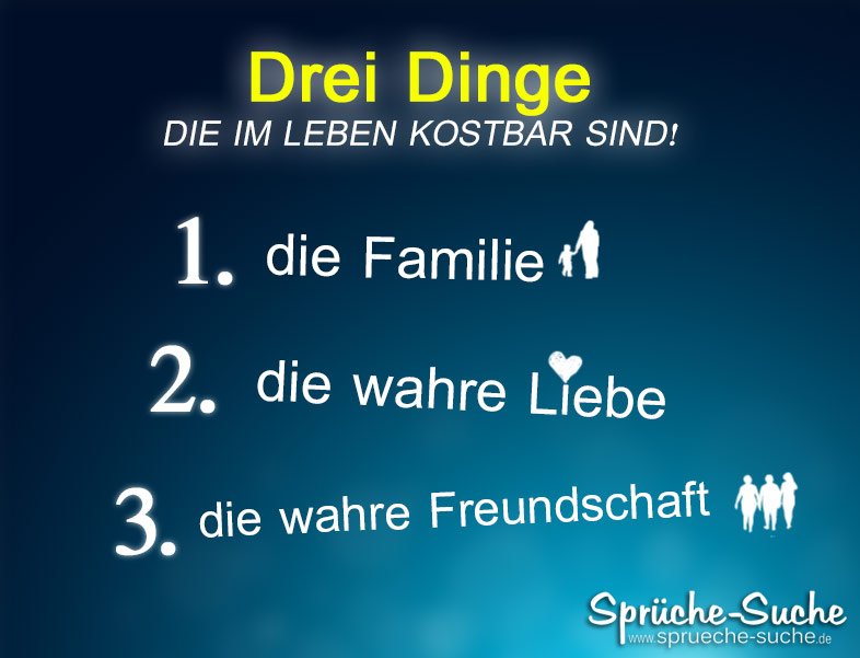 Sprüche-Suche on Twitter: "Kostbare Dinge im Leben: Die #Familie, die ...