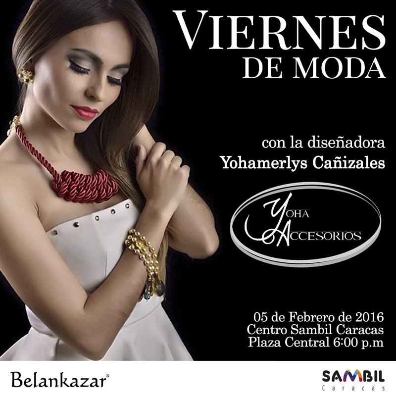 BelanKazar's tweet photo. Este #5Feb no te pierdas #ViernesDeModa donde el #TalentoBk desfilará lo último de @Yohamerlys 6pm en @tusambil https://t.co/jUZnnpQYKs