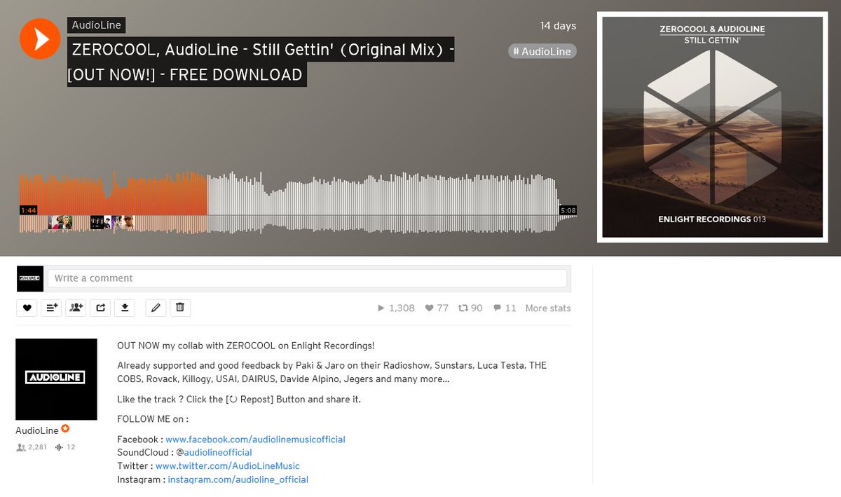 OUT NOW via <a href="/enlightrec/">Enlight Recordings</a> my collab with <a href="/zerocooldiamond/">ZEROCOOL</a> on FREE DOWNLOAD!
Link here : goo.gl/LejUA2