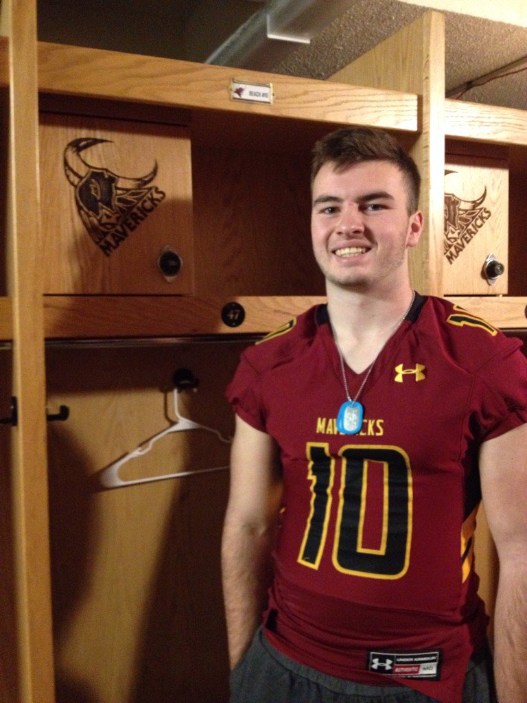 Grateful to say I will be furthering my education and football career at Colorado Mesa University #GoMavs